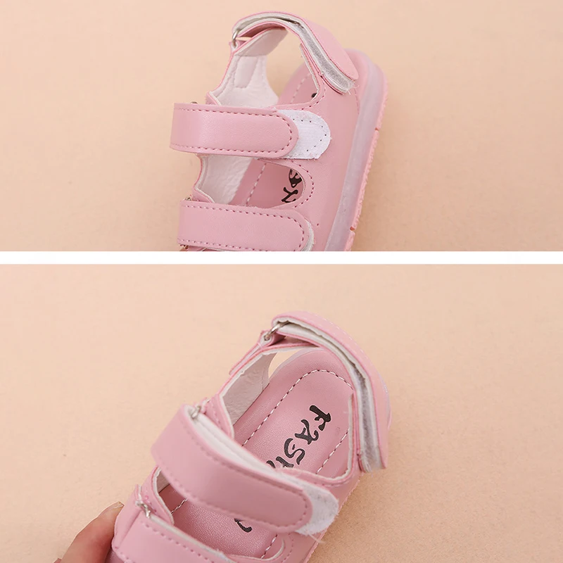

Size 21-30 Baby Led Shoes Glowing Sandals Elegant Children Casual Sandals Solid Good Quality Fashion Baby Girls Boys Shoes