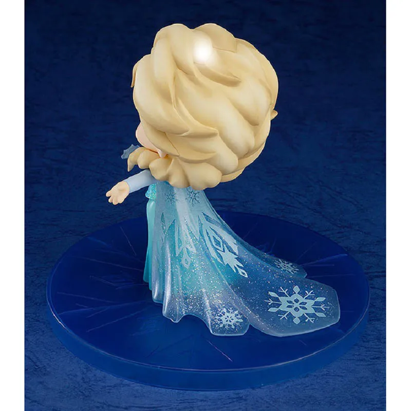 

QPosket Cute Big eyes Frozen 2 Elsa Vinyl Figure Model Toys 10cm anime figure Finished Goods Model Christmas gift