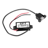 car vehicles cpt ul5cpt ul 4 dc converter module 12v to 5v 3a 15w with singledouble usb output power adapter car charger