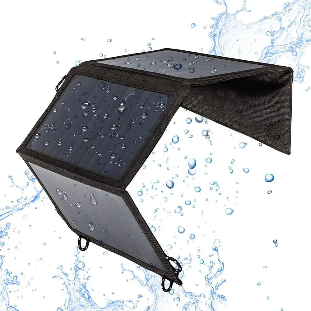 Солнечное зарядное устройство 21 Вт 5 в USB порт портативная складная солнечная