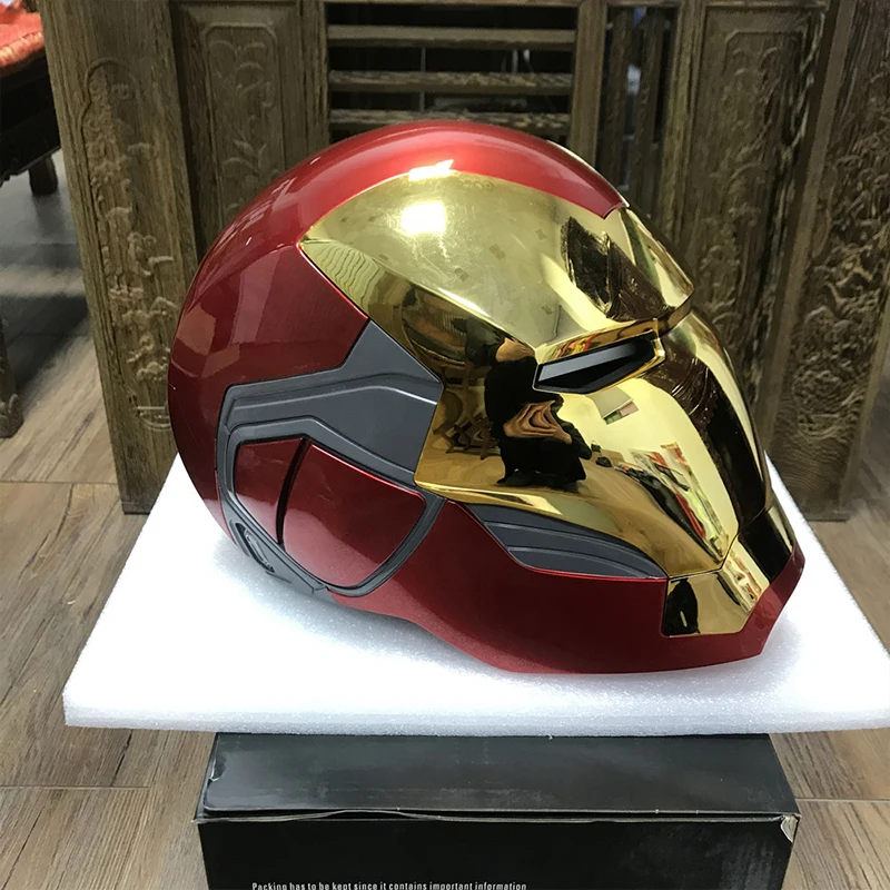 

Iron Man Helmet Mk85 Electric 1:1 Adult Props Halloween Cosplay Led Light Collection Mask Action Figure Model Toy For Man Gift