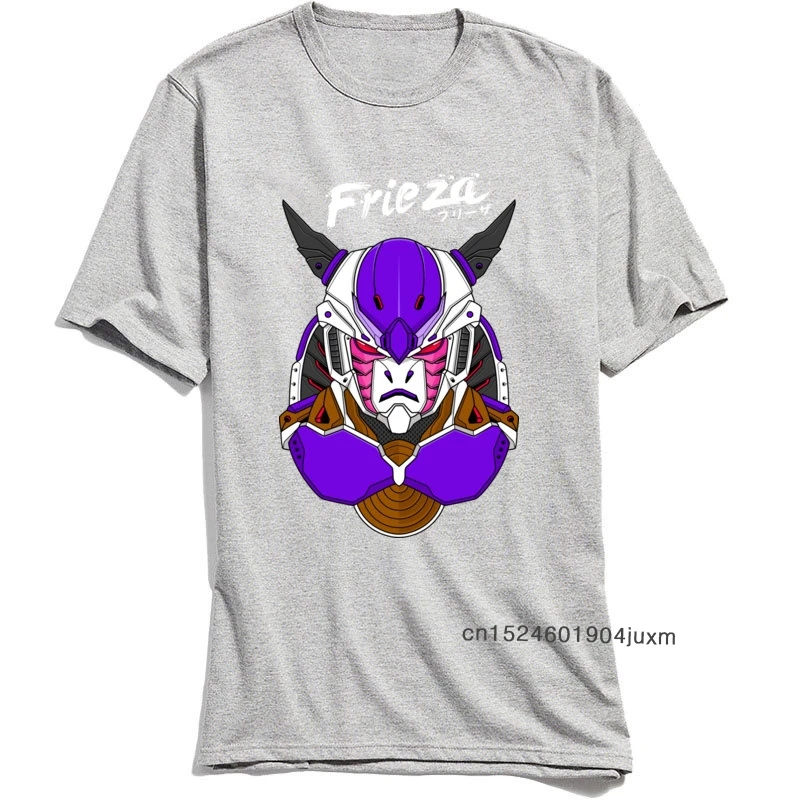 Мужские футболки с вырезом лодочкой Robo Frieza футболка в стиле панк хлопковые