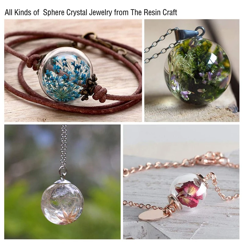 Круглые сферические формы из силиконовой смолы 8 шт пресс шариков эпоксидной для