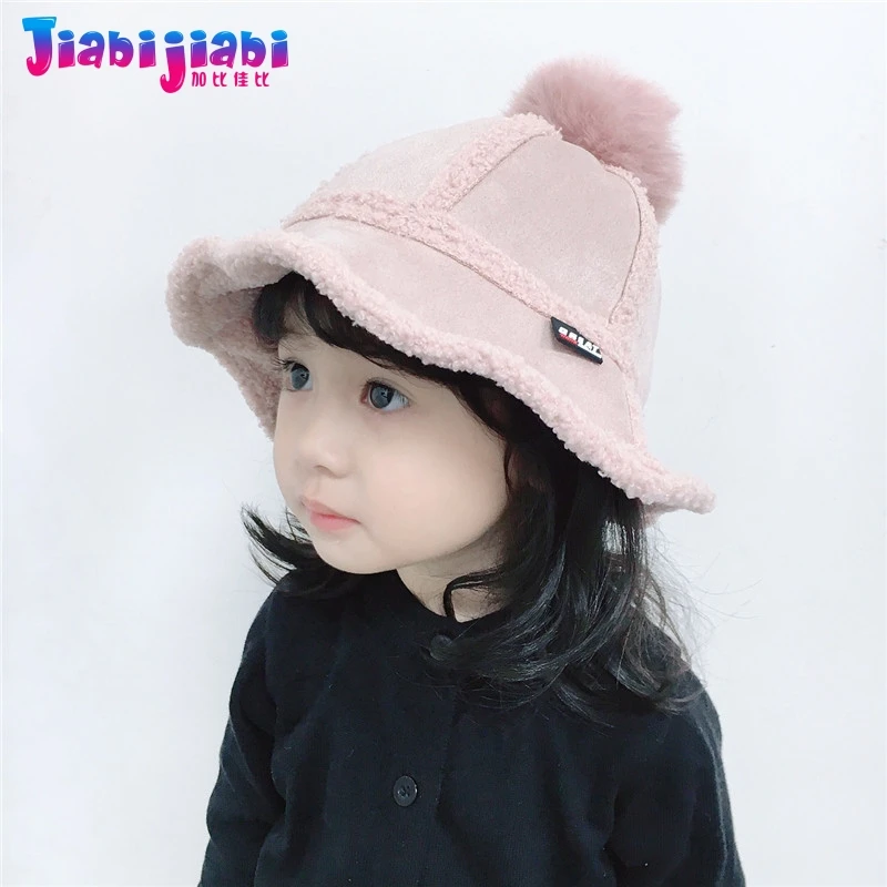 Детский головной убор в семейном стиле зимняя Вельветовая шапка из оленьей кожи