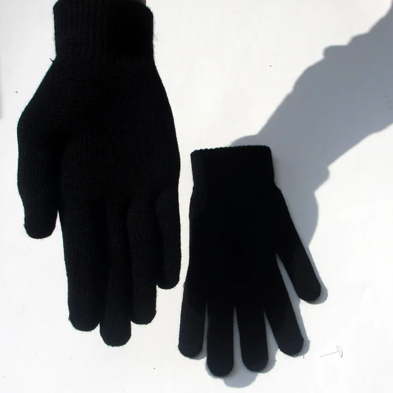 

Knitted gloves 2020 New Fashion Winter Women Cashmere Wool Knitted Gloves Color Touch Screen Gloves Exquisite Warmth