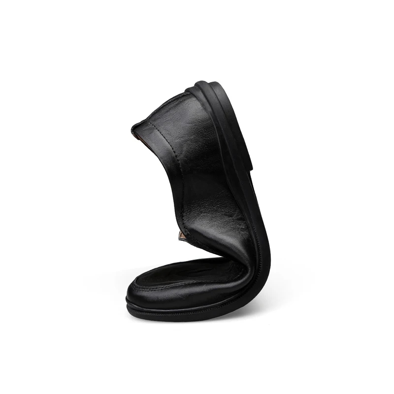 

luxury men shoes genuine leather men's slip on chaussure homme cuir spring autumn mens shoe 2019 casual zapatos hombre 37-46