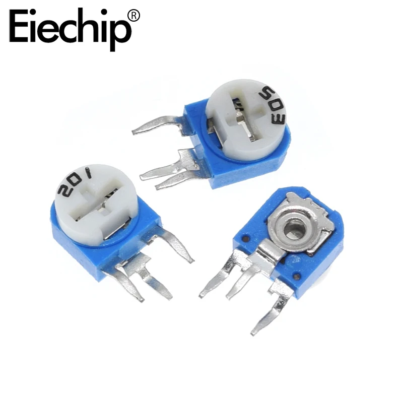

20pcs RM063 New Trimmer Potentiometer 100 Ohm 200 Ohm 500 Ohm 1K 2K 5K 10K 20K 50K 100K 200K 500K 1M adjustable potentiometer
