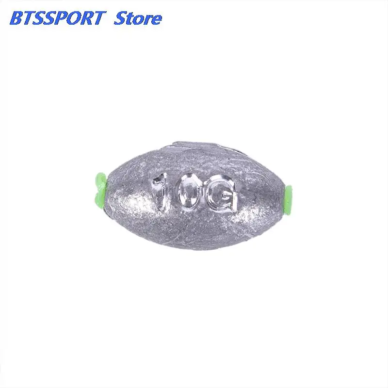 10 шт. 4/5/7/10 г свинцовый Вес рыболовный грузик из свинца плесень в форме оливы