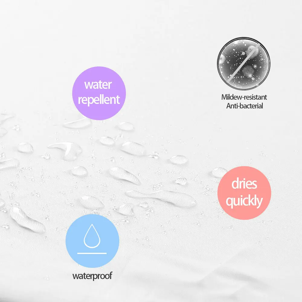 

Bathroom Shower Curtain After The Rain Deep Mountains Misty Beauty Bath Polyester Household Bathtub Decoration With Hook