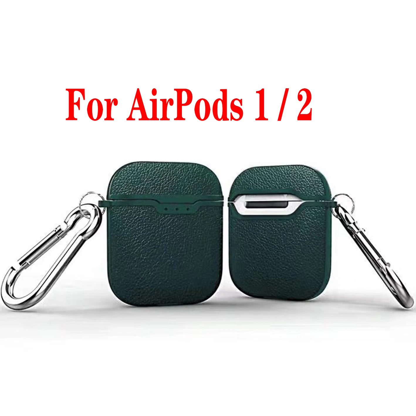 Для AirPods Pro 3 чехол Роскошная кожа личи/углеродное волокно силиконовый защитный чехол для Airpods 2 AirPods 3 Bluetooth чехол для наушников - Цвет: H for AirPods 1 2