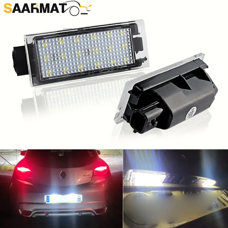 2 шт. Автомобильные светодиодные лампы Canbus для номерного знака | Автомобили и