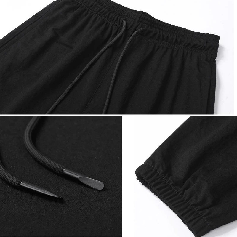 

Women's Pants 5XL High Waist Loose Casual Large Size Bloomers Black Gray Sweatpants Elastic Pockets Trousers Ladies Harem Pants
