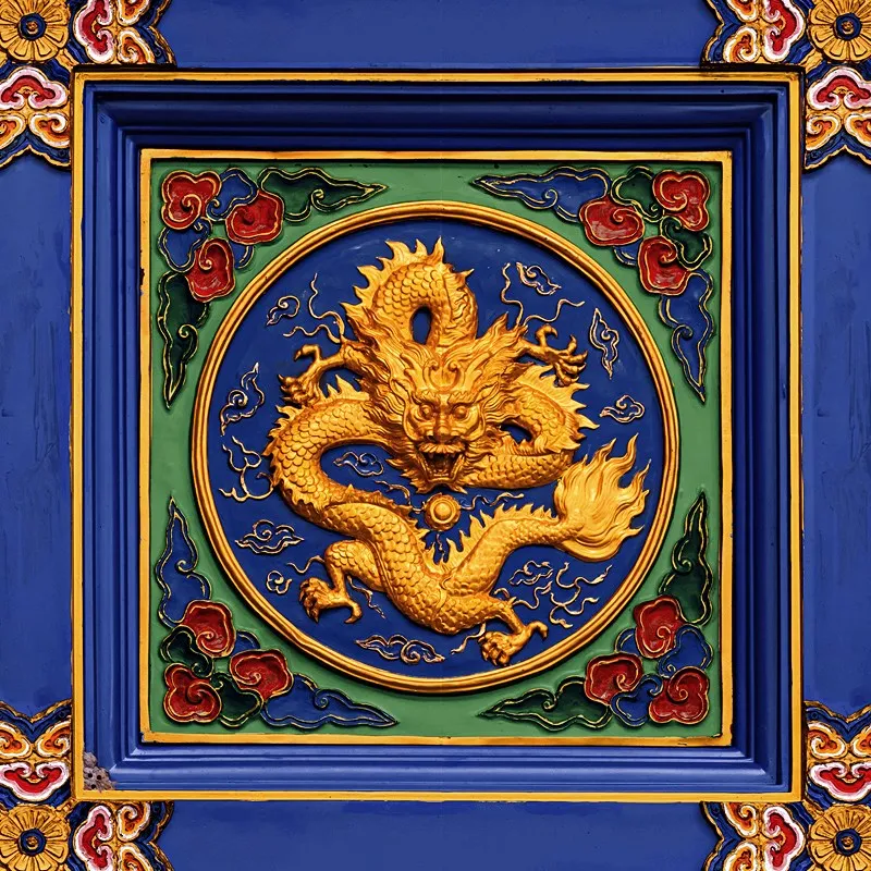 Китайский стиль обои Дракон узор классический дзен китайский Отель Ресторан