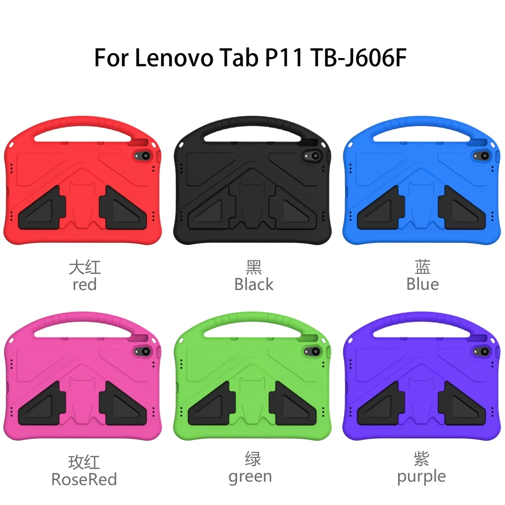 

Cover For Lenovo Tab P11 TB-J606F TB-J606 11.0â€ full body Kids Shockproof Tablets case For Lenovo Tab P11 TB-J606F Fundas capa