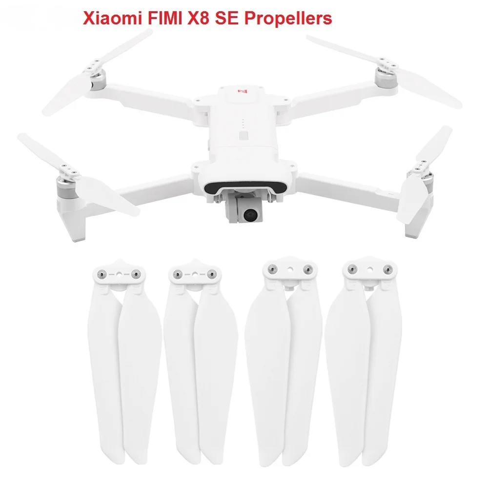 4 шт. запасные пропеллеры для квадрокоптера Xiaomi FIMI X8 SE RC ЗАПАСНЫЕ быстросъемные