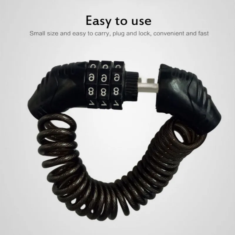 2020 Велоспорт шлем для езды на мотоцикле замок 3 цифры Комбинации кабель