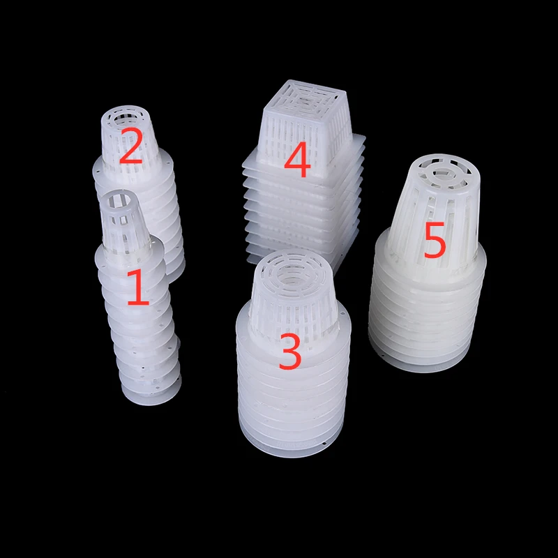 10 шт сверхмощный сетчатый горшок чистая чашка корзина гидропонная аэрофонная