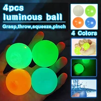 45mm stick wall ball stress relief ceiling balls squash ball globbles decompression toy sticky target ballceiling light ball