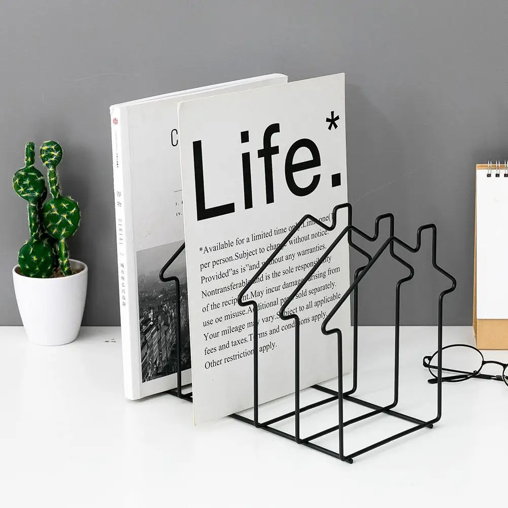 Adeeing настольная железная книжная полка простая для хранения журналов