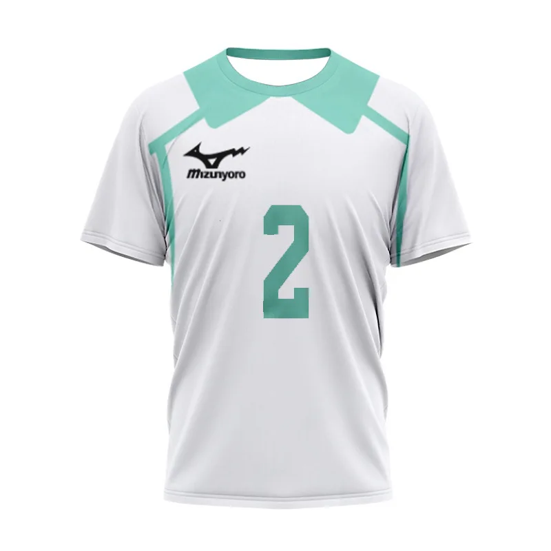 

2021 Aoba Castle West volYouth 3D Printing Team Clothing Couple Men T-shirt Sports And Leisure Short-Sleeved Shirt