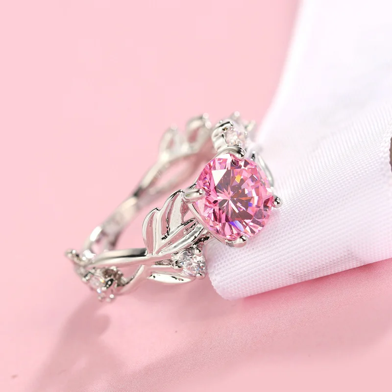 Готические женские винтажные Ретро розовые кольца для девочек Bague Femme Anillo Anillos Mujer