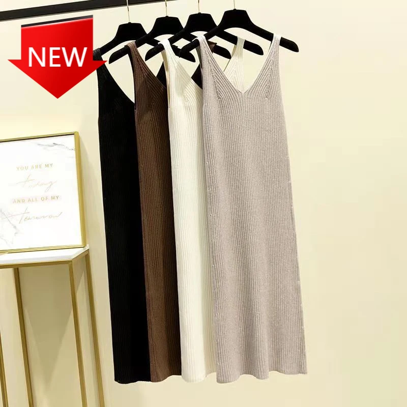 

Платье Повседневное трикотажное пикантное эластичное женское домашнее пляжное платье с V-образным вырезом пикантное платье на весну осень ...