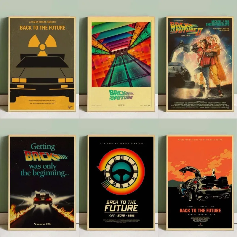 

Classic movie Back to the Future retro poster home/bar/life decoration canvas high quality poster wall sticker