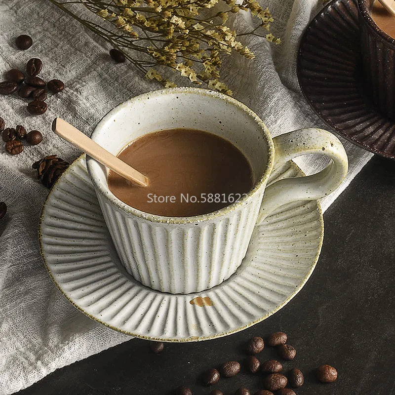 Винтажная креативная кофейная чашка фарфоровые офисные Японские чайные чашки с