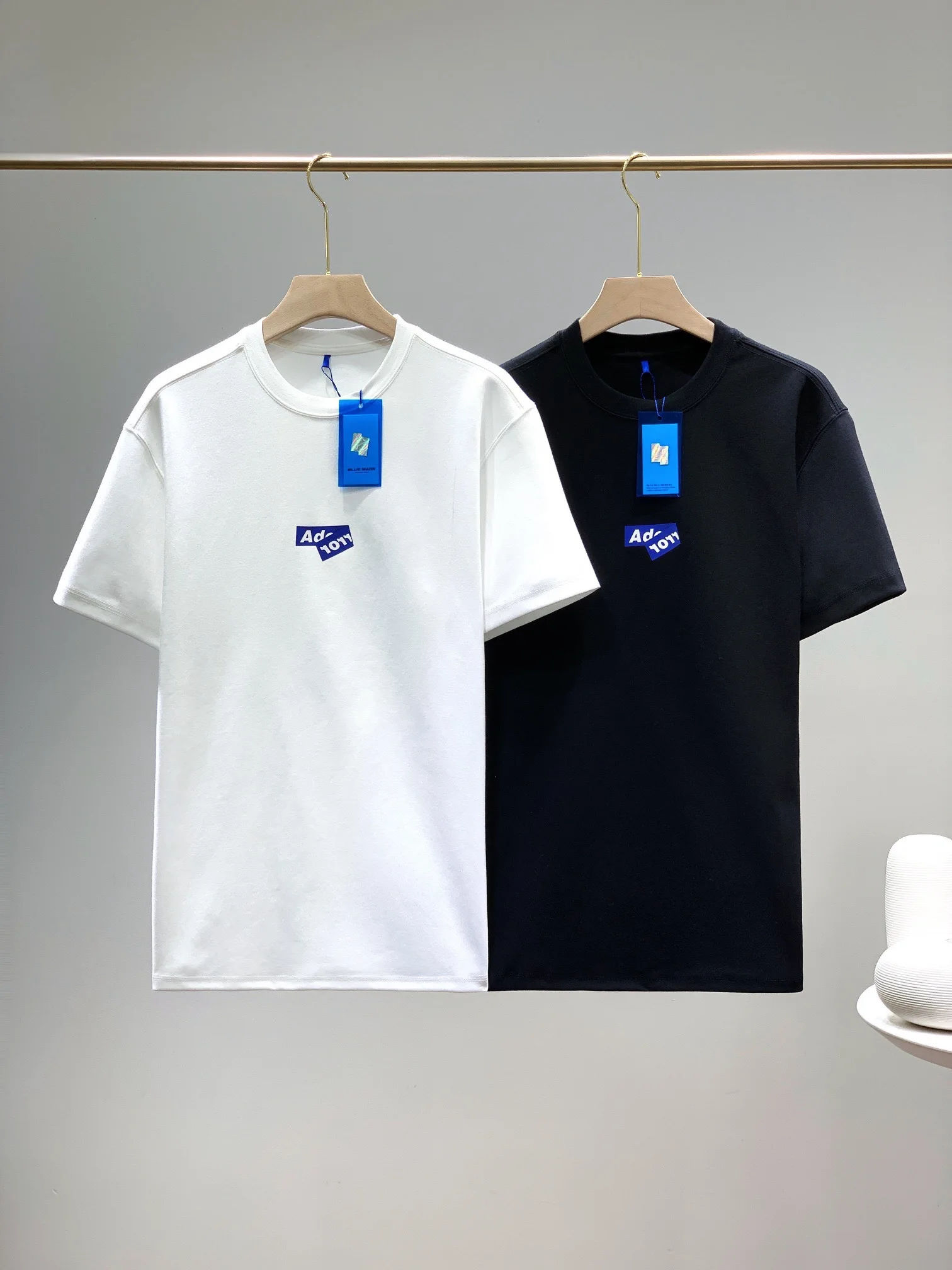 

2021 Ader Error new simple LOGO short-sleeved high-quality letter embroidery unisex couple adererror loose big T-shirt