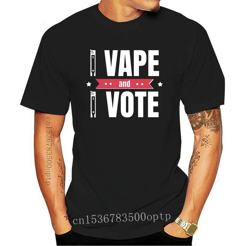 

New DonT 1Ban Vape And Vote Funny T-Shirt Black-Navy For Men-Women Free Shipping Tops Tee Shirt