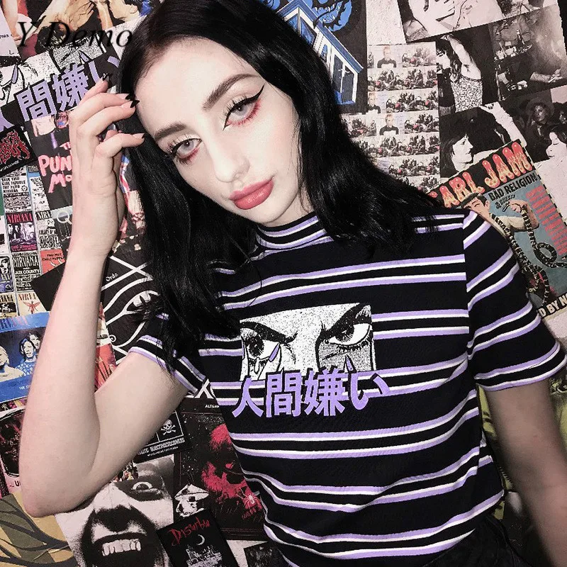 Летняя повседневная женская футболка с коротким рукавом и воротником под горло в