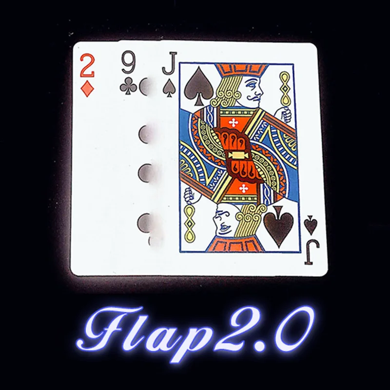 Магические трюки Flap 2 0 с непрерывной сменой двух карт волшебный магический трюк