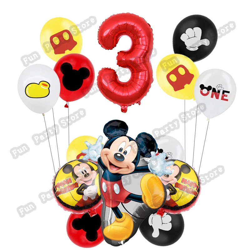 Фольгированные воздушные шары Микки Маус и Минни 1 комплект | Дом сад