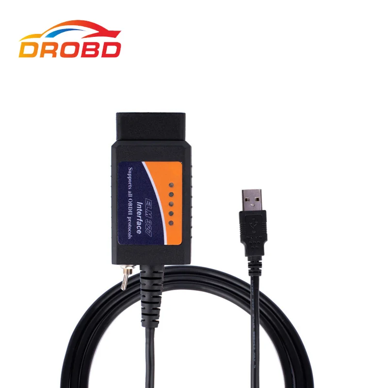 Диагностический инструмент V1.5 ELM327 USB с переключателем FTDI FT232RL + 2480 чип