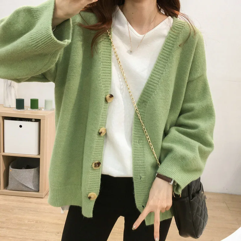 Однотонный женский свитер женские повседневные кашемировые Вязаные Свитера и