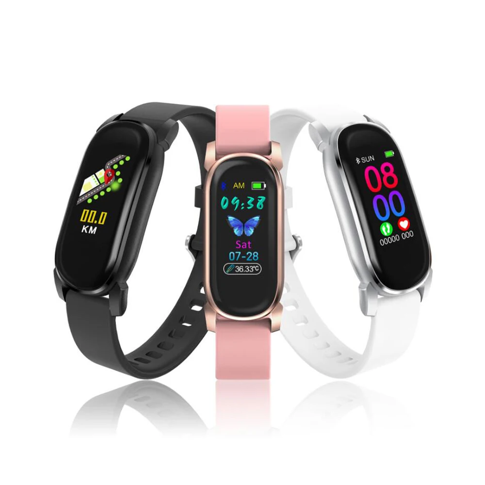 Женский браслет фитнес трекер часы Шарм телефон спортивный температурный смарт