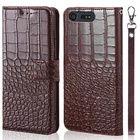 Кожаный чехол-книжка для Sony Xperia X Compact, чехол-кошелек с отделением для карт, подставка, чехол-книжка для Sony X Mini F5321, крокодиловый Чехол Для Телефона