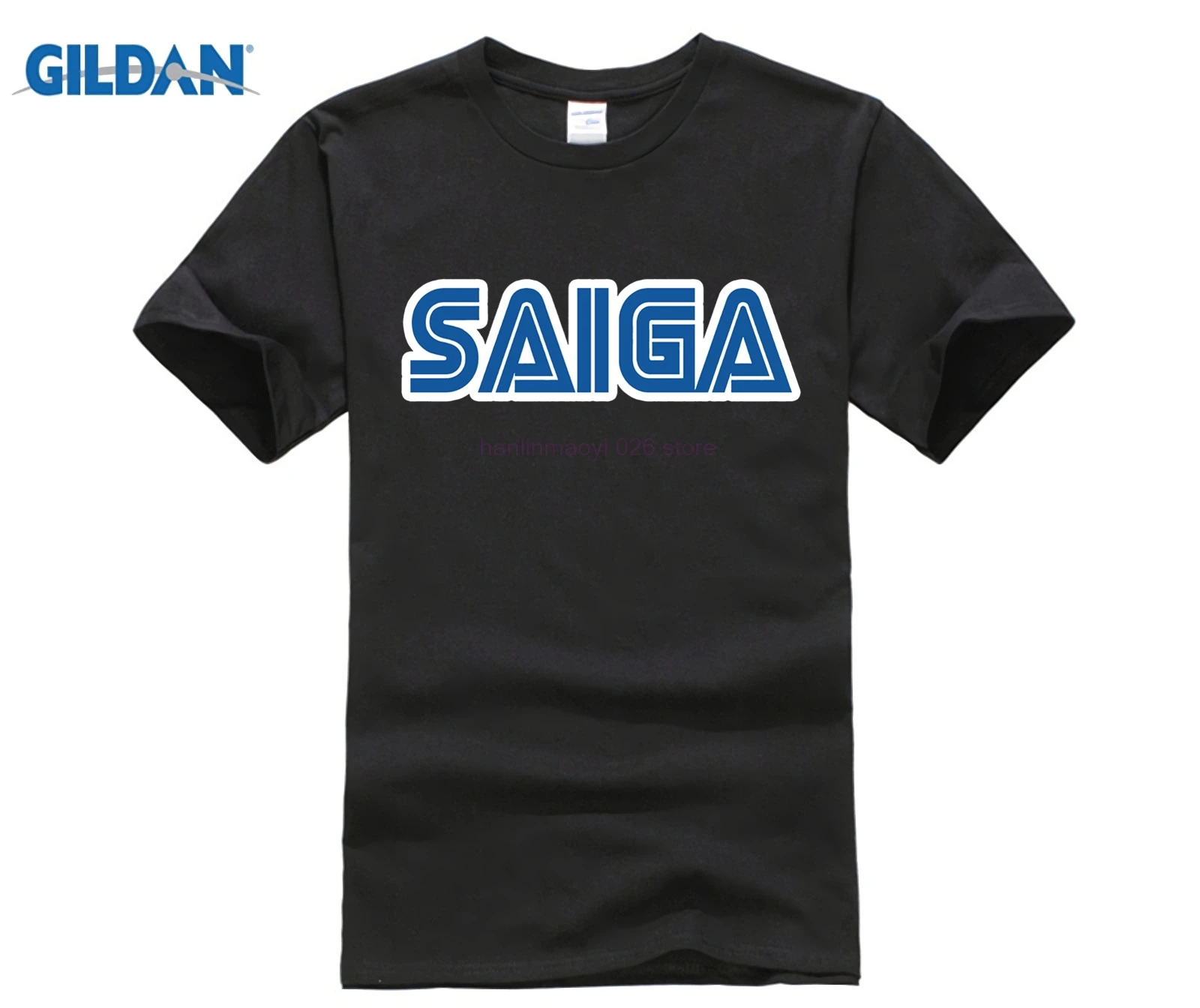 AK47 Saiga Parody TShirt AKM футболка Калашников с принтом пародия Калашников|Мужские