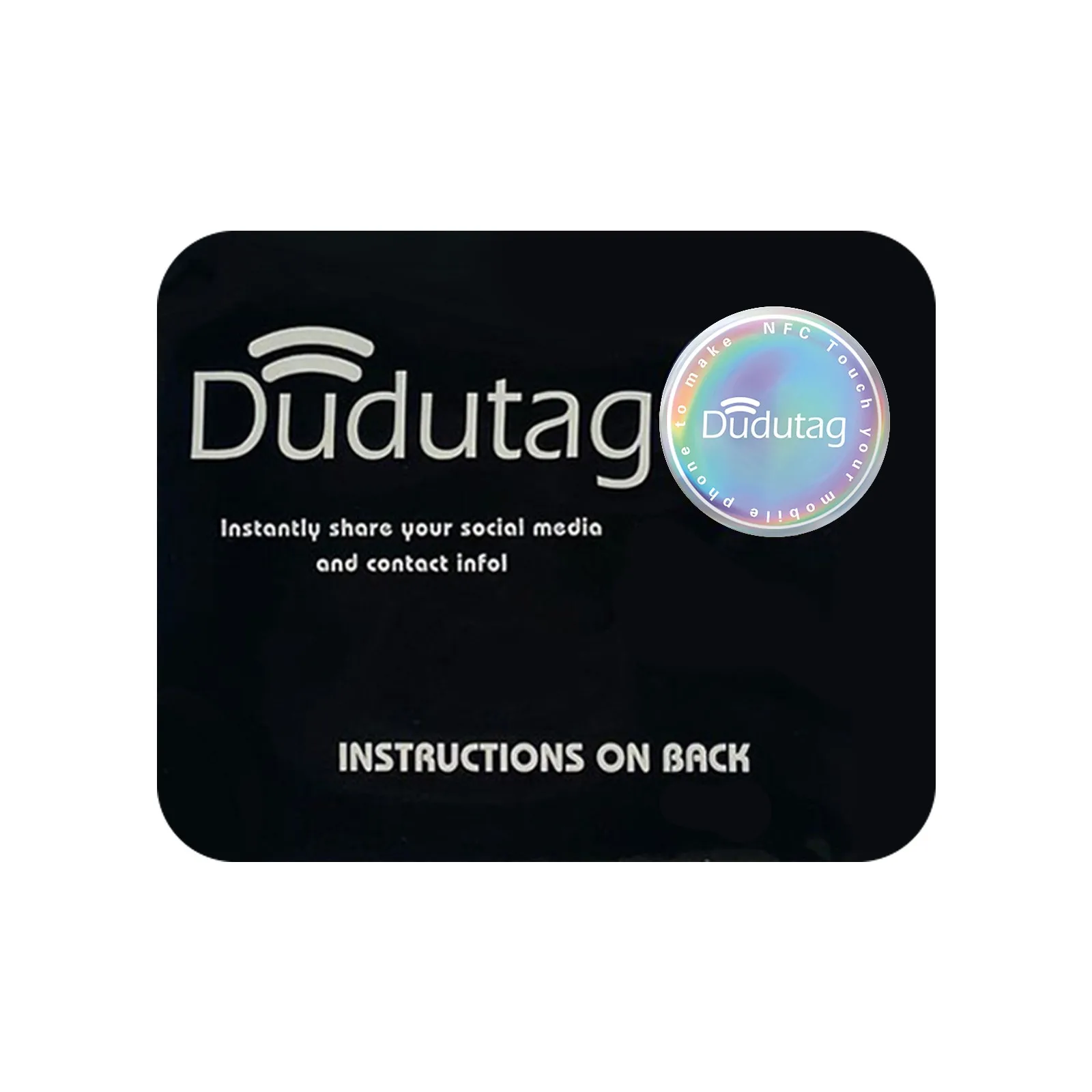 

Dudutag One-Click Smart Stickers, Smart Personal Business Cards, Digital Cards