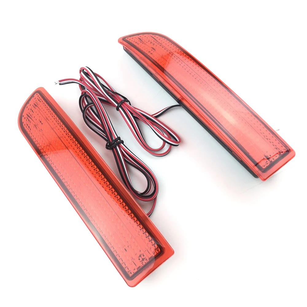 1 пара отражатель заднего бампера для Toyota Alphard MK I Previa RAV4 Avensis Scion xD Saloon Estate / Tourer Red