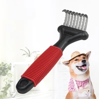 pet grooming comb stainless steel dogs cats comb loose hair comb for removing matted fur knot hot