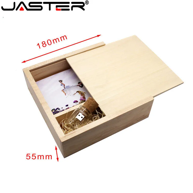 JASTER wooden box for photo album USB 2.0 Pendrive DIY Logo engraved wedding memory
JASTER wooden box for photo album USB 2.0 Pendrive DIY Logo engraved wedding memory
