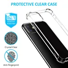 Амортизирующий прозрачный чехол из ТПУ с четырьмя углами для Iphone 11, 6,1 дюйма, прозрачный защитный чехол на весь корпус, оптовая продажа