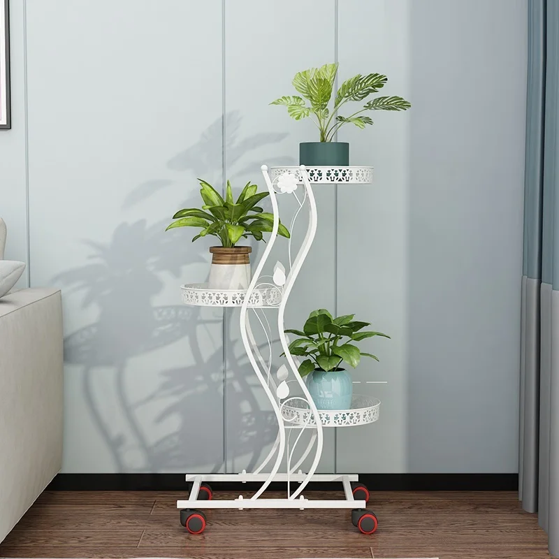 Dekoru Garten Dekoration Sera Exterieur Saksisi Terrasse Decoration Varanda Balcon Balcony Iron Balkon Stand Plant Shelf|Полки для