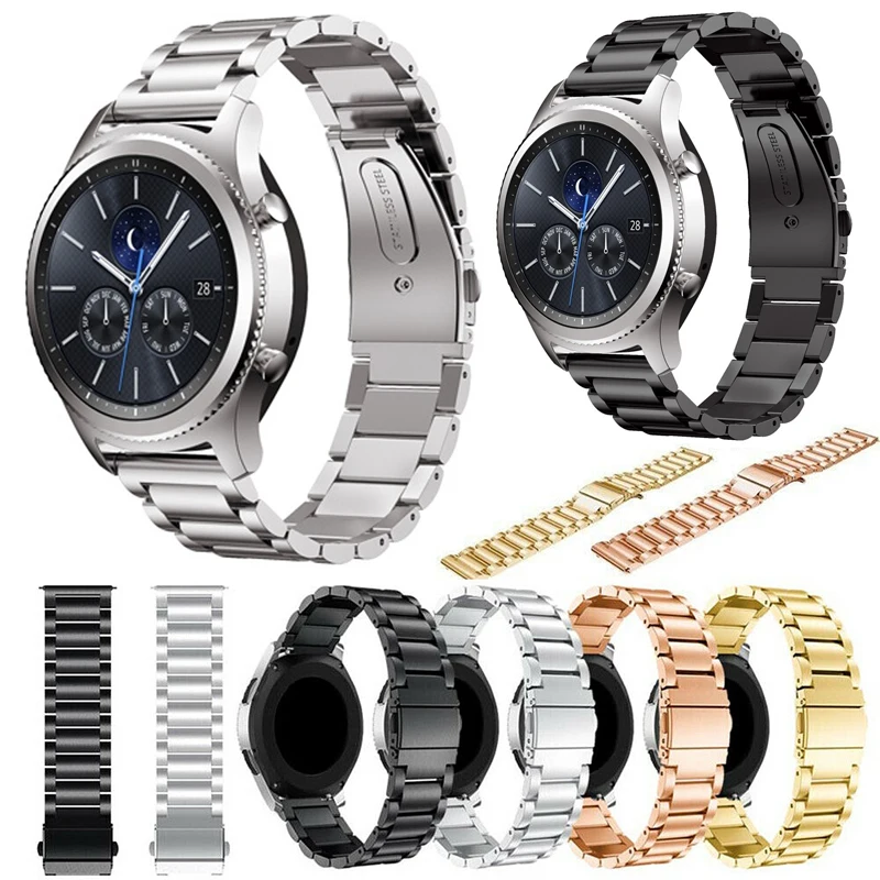 

Stainless Steel Strap Metal Watch Band For Samsung Galaxy Watch 42/46mm Gear S3