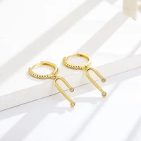 panjbj fashion new style diamond umbrella handle pendant earrings personalized earrings female gifts