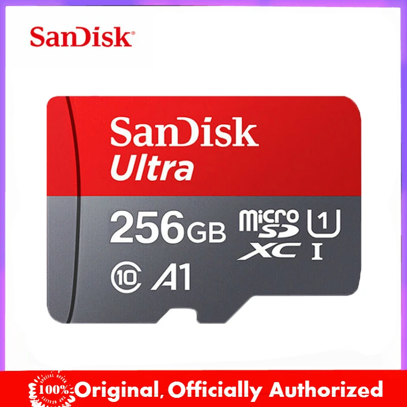 SanDisk карта памяти micro SD класс 10 128 ГБ 200 256 32 64 | Компьютеры и офис