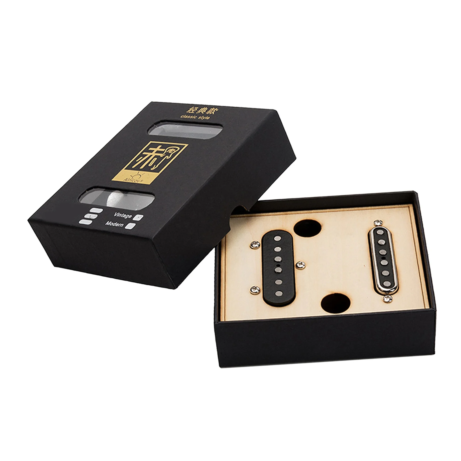 

Electric Guitar Pickups Vintage Noiseless Alnico 5 Neck and Bridge 6.8K 7.8K