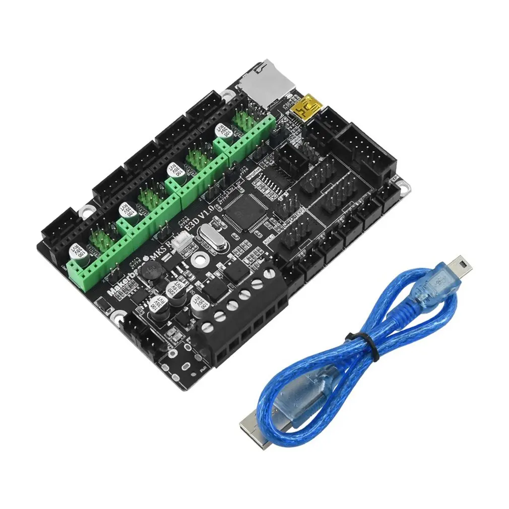 

E3d 3D Printer Motherboard Practical Main Control Board 3d Printer Parts Durable Tft Screen Usb Printer