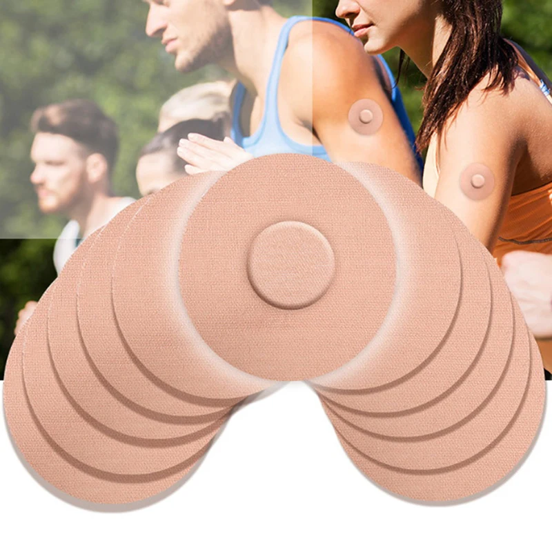 

25Pcs Sensor Patches Adhesive Fixed Patches CGM Latex Hypoallergenic Waterproof Adhesive Patches